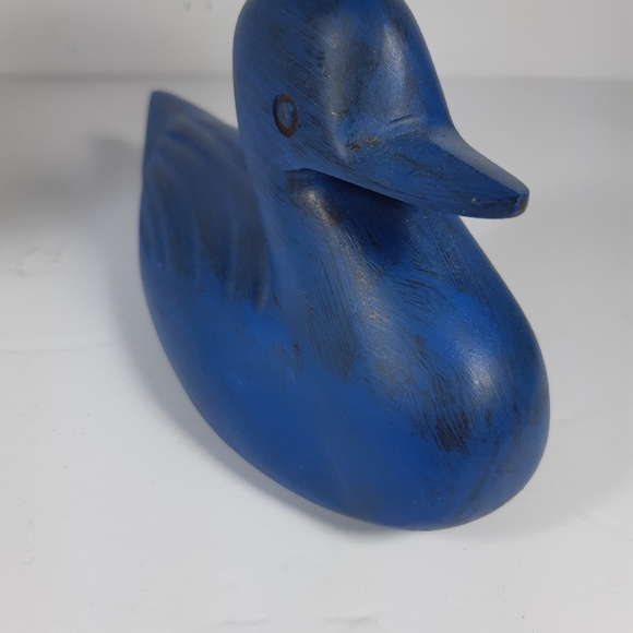 Blue duck carving - Picture 4 of 4